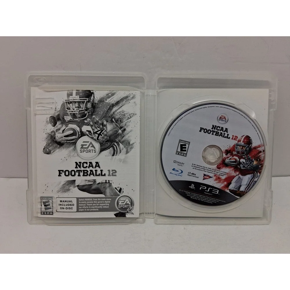 EA Sports NCAA Football 12 Sony PlayStation 3 PS3 Game with Manual Mark Ingram